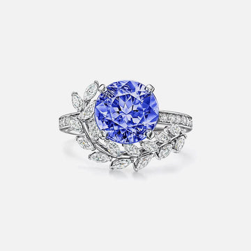 Ring in Platinum with Tanzanite